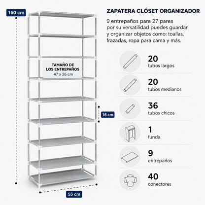 StepClean Organizador de Zapatos + Guía de Cuidado de Calzado (Regalo) — Envío Gratis🔥