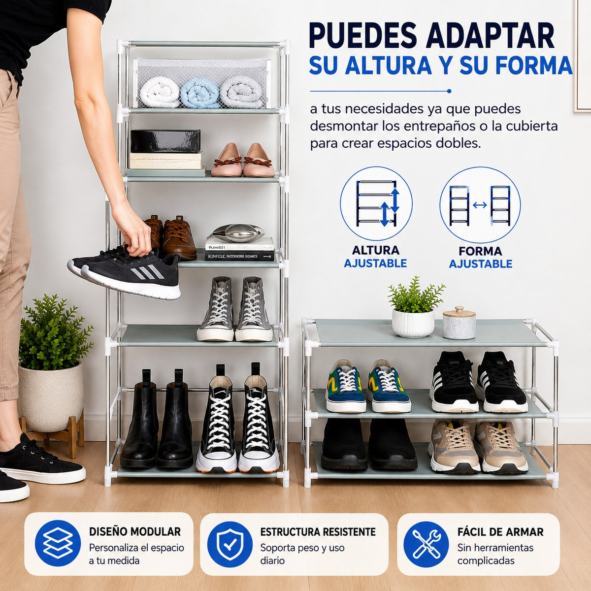 StepClean Organizador de Zapatos + Guía de Cuidado de Calzado (Regalo) — Envío Gratis🔥