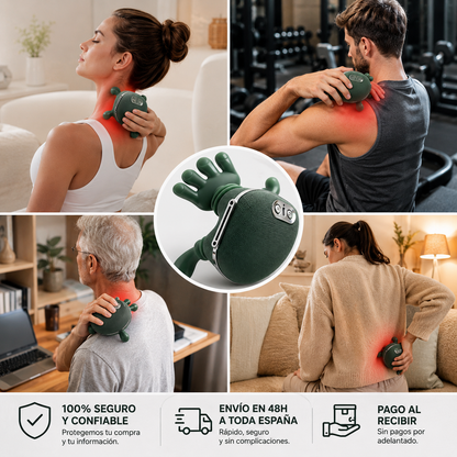 💆‍♂️ Masajeador de Cuello Térmico Biónico | Relajación Inteligente para Cuello y Espalda + Cable USB de Carga + Diseño Inalámbrico Portátil + Tecnología de Calor Terapéutico 🔥