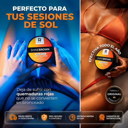 ☀️BronzeMax Shine Brown Ultra — El secreto de las famosas para un color chocolate sin quemarse🔥