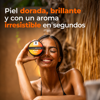 ☀️BronzeMax Shine Brown Ultra — El secreto de las famosas para un color chocolate sin quemarse🔥