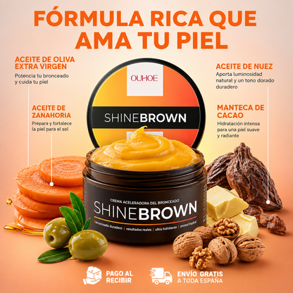 ☀️BronzeMax Shine Brown Ultra — El secreto de las famosas para un color chocolate sin quemarse🔥