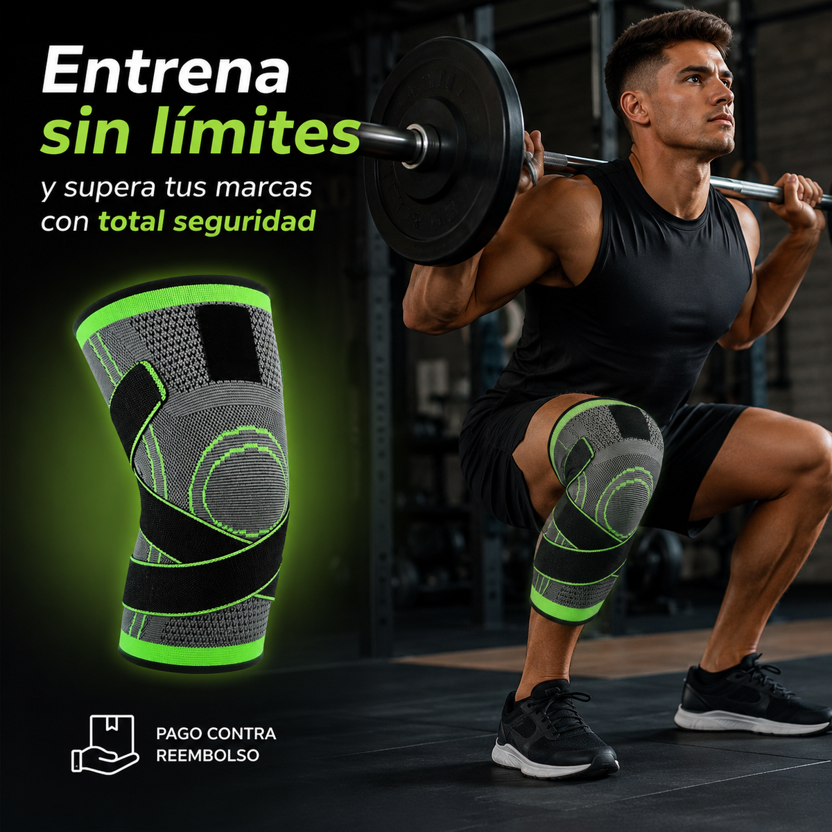 🏋️FlexiGuard Rodillera Pro — alivio inmediato del dolor y estabilidad. - Talla única - S/M - L/XL🔥