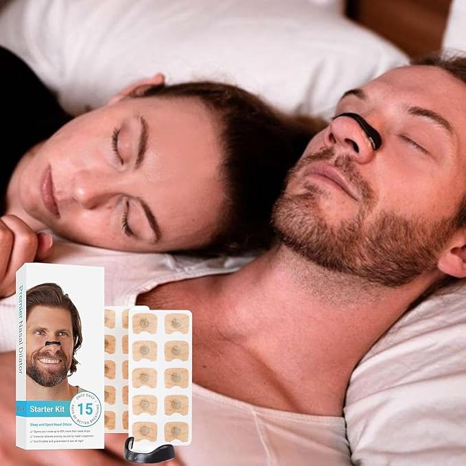 👃 AIRVEX™ Dilatador Nasal Magnético Premium + 30 Parches + 4 Niveles de Apertura 🔥  Respira mejor comprando 1 y llevando 2.