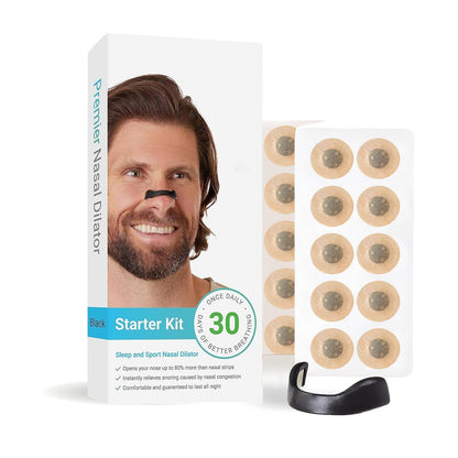 👃 AIRVEX™ Dilatador Nasal Magnético Premium + 30 Parches + 4 Niveles de Apertura 🔥  Respira mejor comprando 1 y llevando 2.