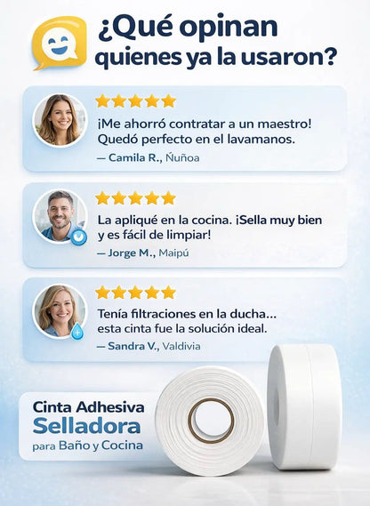 🩹AquaBlock Ultra Cinta de Sellado 3.35m + Guía de Aplicación Profesional — Protección total en 2 minutos🔥