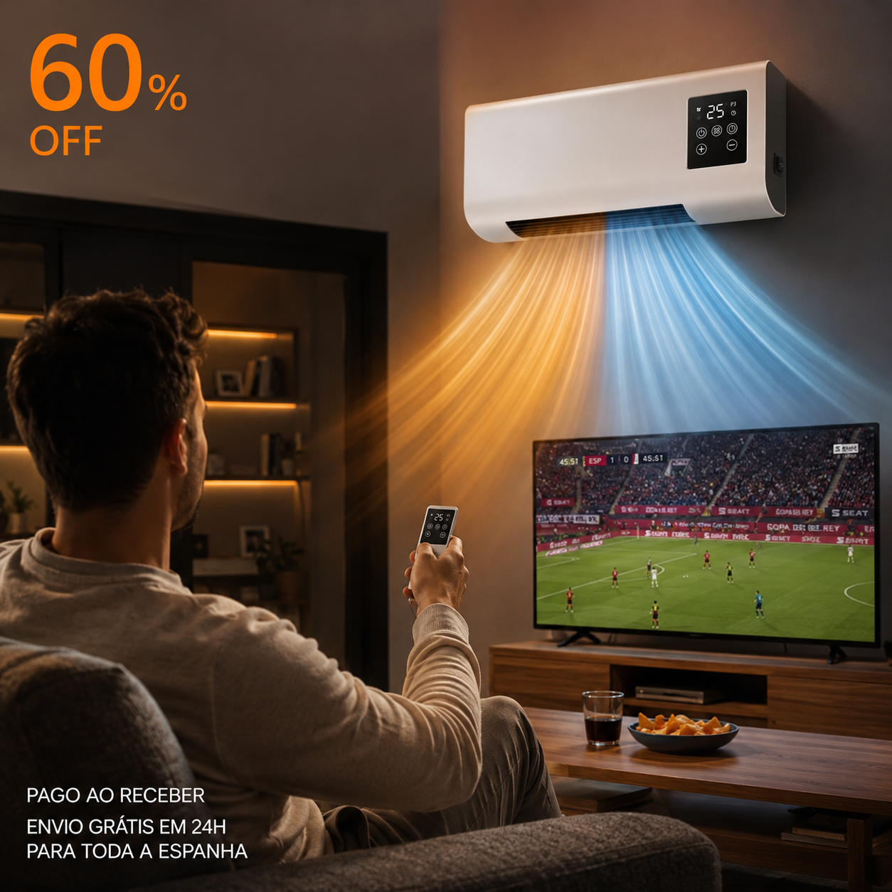 ❄️ ArcticFlow™ | Mini Aire Acondicionado Portátil 2 en 1 + Control Inteligente + Refrigeración Instantánea 🔥