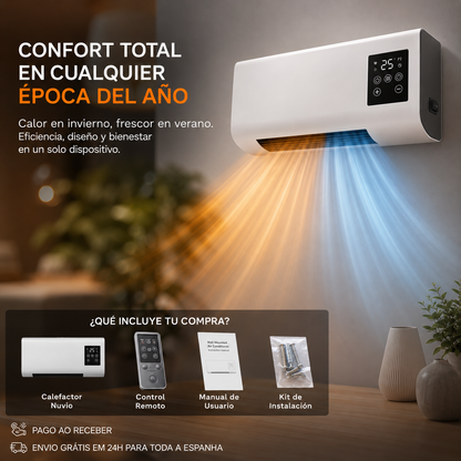 ❄️ ArcticFlow™ | Mini Aire Acondicionado Portátil 2 en 1 + Control Inteligente + Refrigeración Instantánea 🔥