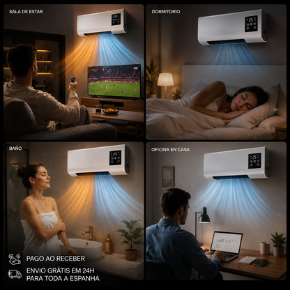 ❄️ ArcticFlow™ | Mini Aire Acondicionado Portátil 2 en 1 + Control Inteligente + Refrigeración Instantánea 🔥