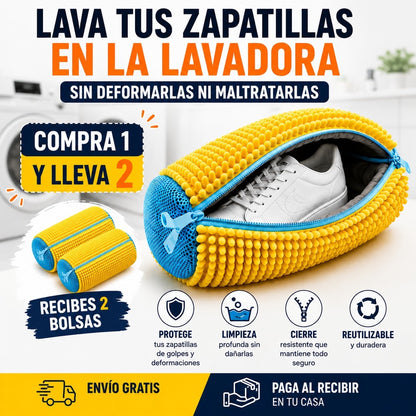 PureStep Bolsa de Limpieza Premium — sapatilhas como novas na lavagem sem danos🔥