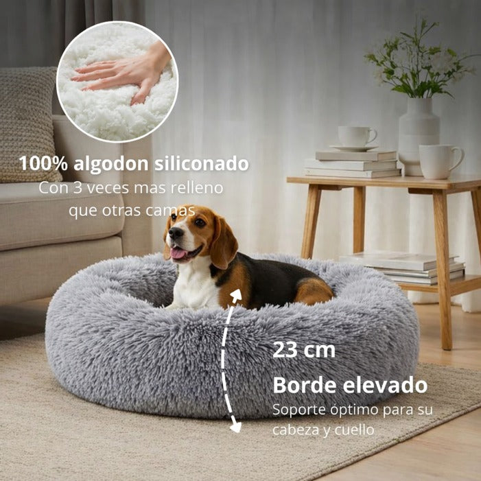🐾SoftCloud Cama para Perros Grande 90cm — Confort ortopédico para un descanso reparador🔥
