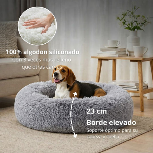 🐾SoftCloud Cama para Perros Grande 90cm — Confort ortopédico para un descanso reparador🔥