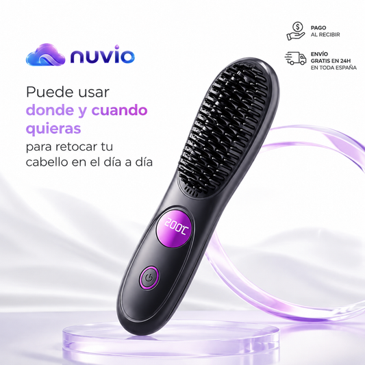 💇 LumiStyle | Cepillo Alisador Portátil 🔥
