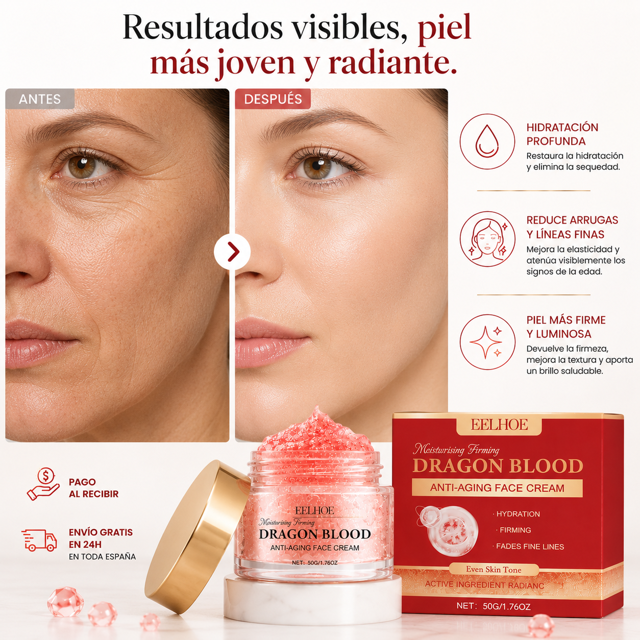 Placenta Pro Crema Antiedad Pack 2x1 — Su piel joven hoy🔥