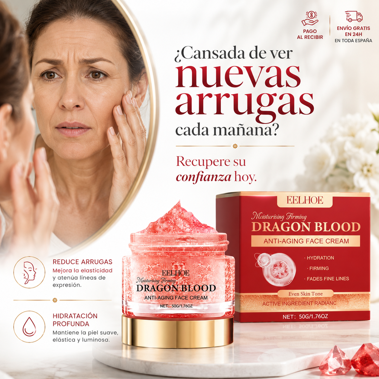 Placenta Pro Crema Antiedad Pack 2x1 — Su piel joven hoy🔥