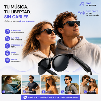 🕶️GAFAS DE SOL BLUETOOTH | SONIDO PREMIUM 🔥