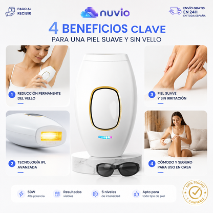 ✨ NUVIO | Depiladora IPL Premium🔥