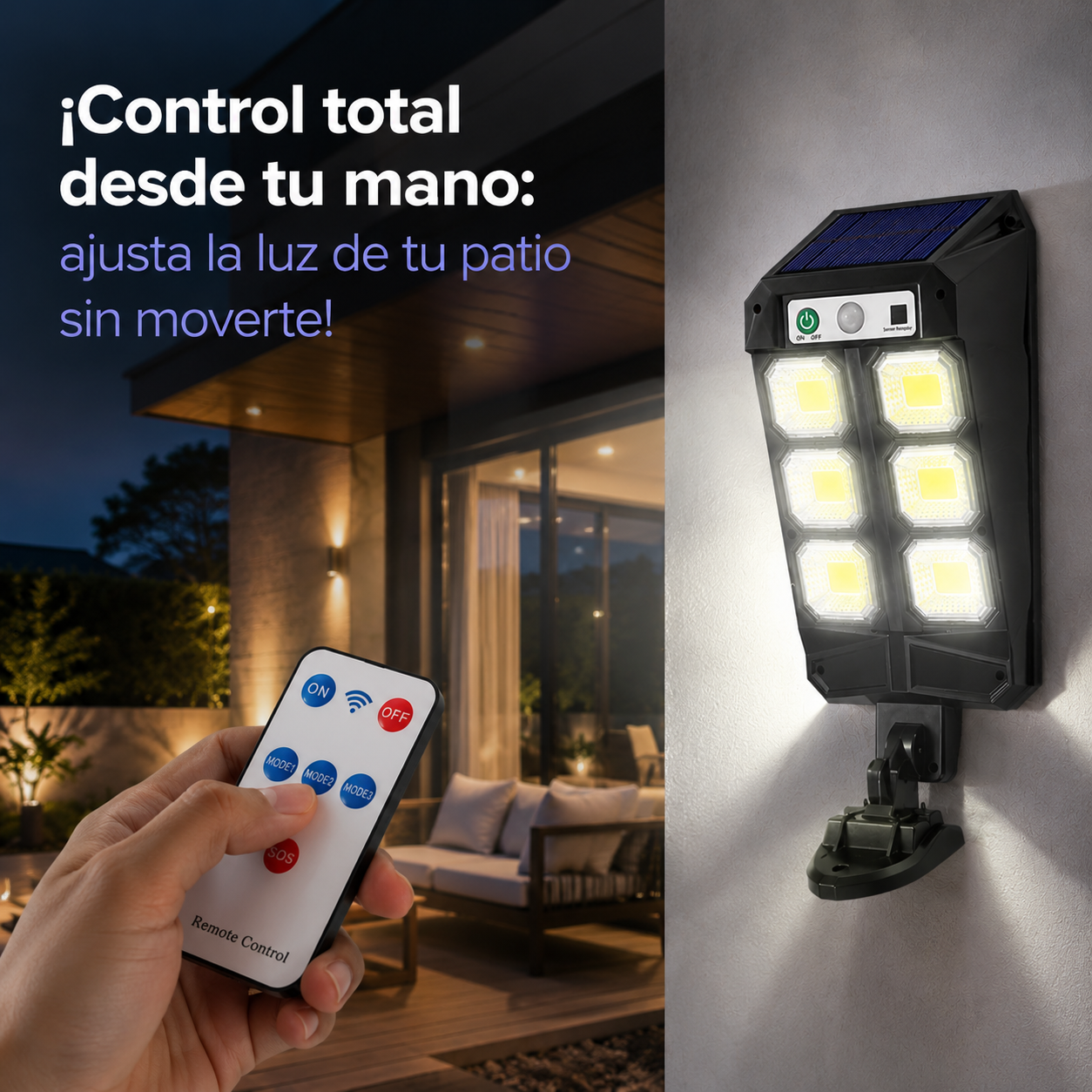 ⚡LumaMax Pro 72 LED — Pack Iluminación Exterior — REGALO EXCLUSIVO🔥