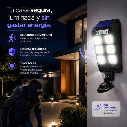⚡LumaMax Pro 72 LED — Pack Iluminación Exterior — REGALO EXCLUSIVO🔥