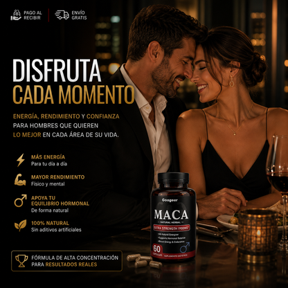 🌿MacaPro ELITE 1900mg — Potencia natural en segundos para días intensos + OFERTA LIMITADA🔥