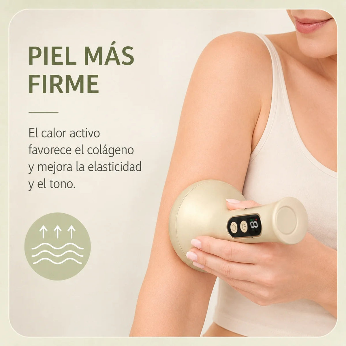 Masajeador Anticelulítico Skintec® Combina succión y calor terapéutico para reducir la grasa localizada y tonificar.✨