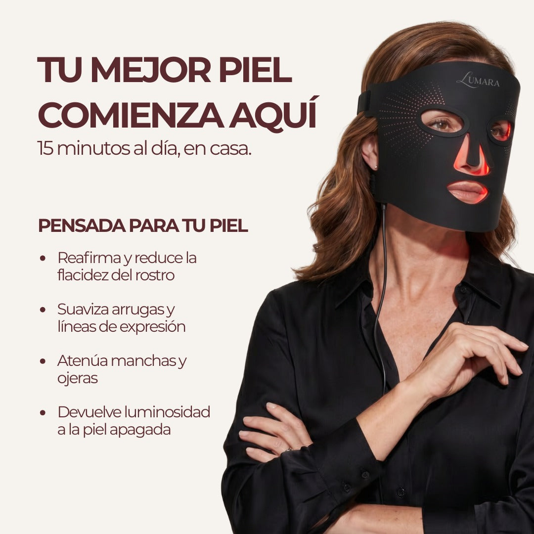 LuxLift™ Máscara de led · Firmeza y luminosidad. Rejuvenecimiento y Cuidado de la Piel✨