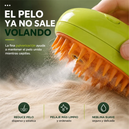 🐶SteamPet™ Cepillo de Vapor | Higiene 3 en 1 🔥