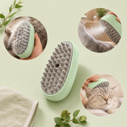 🐶SteamPet™ Cepillo de Vapor | Higiene 3 en 1 🔥