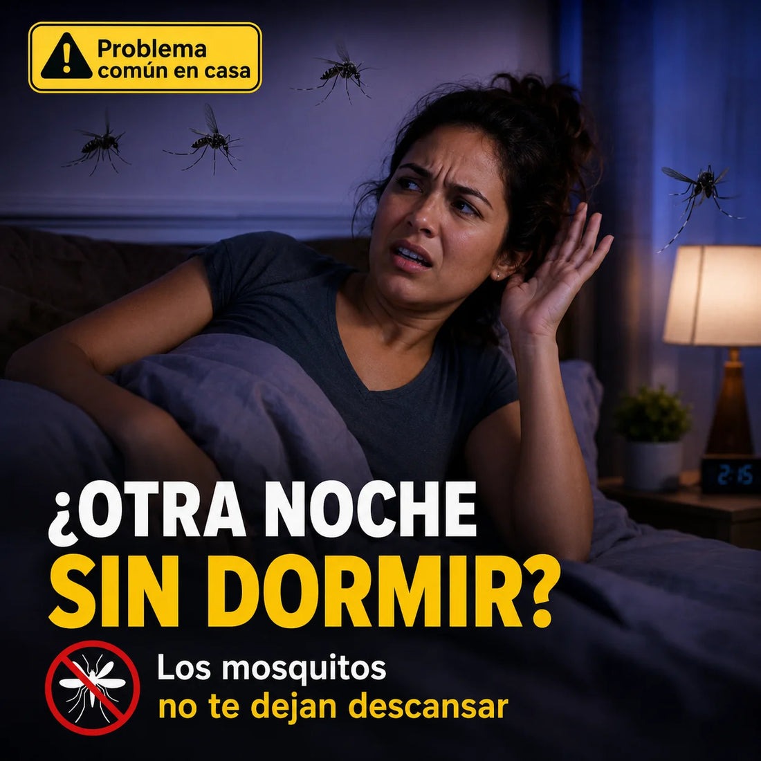 🦟 Lámpara Atrapa Mosquitos UV | Duerme Sin Piquetes, Sin Químicos
