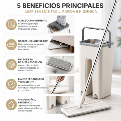 ✨ NUVIO | Mopa Fregona 7L Premium +Prima 🔥