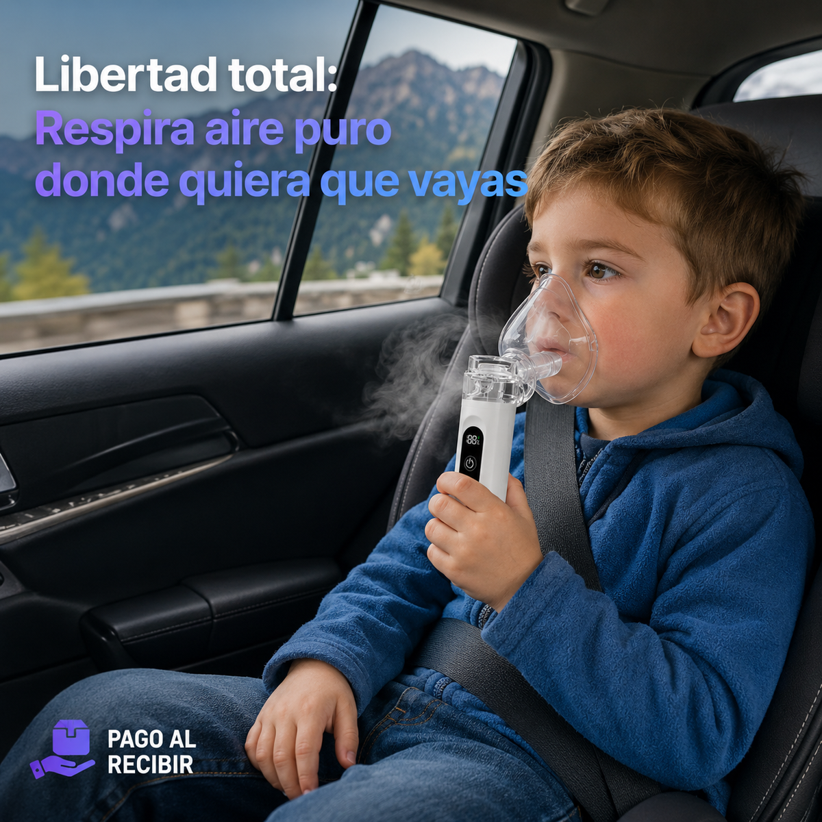 🌬️ AeroMist Ultra Nebulizador Silencioso + Pack de mascarillas gratis — Alivio inmediato sin ruido🔥
