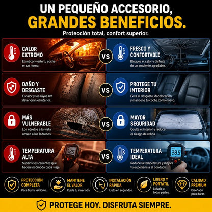 ❄️ HeatBlock | Parasol de Coche Premium 🔥