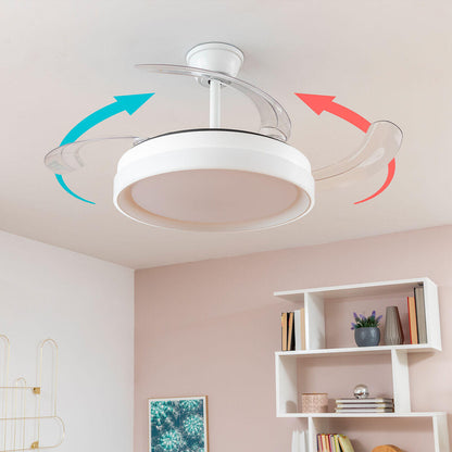 💡 Keteez AirLuxe™ | Ventilador de Techo Inteligente con Luz LED + 4 Aspas Retráctiles + Control Total del Ambiente 🔥