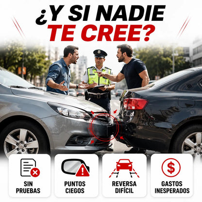 🚗VisionPro Cámara Retrovisor HD + Kit de Instalación Rápida + REGALO EXCLUSIVO: Protector Lluvia🔥