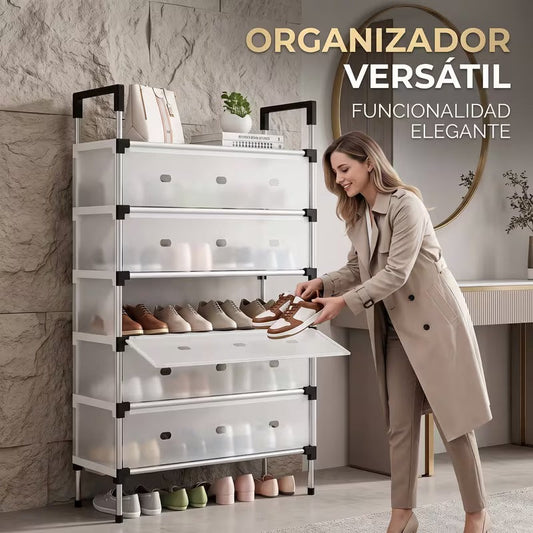 Zapatero Organizador Premium 5 Niveles __🛡️ Más orden, más espacio. Más tranquilidad para tu hogar.🔥
