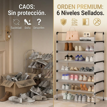 Zapatero Organizador Premium 5 Niveles __🛡️ Más orden, más espacio. Más tranquilidad para tu hogar.🔥