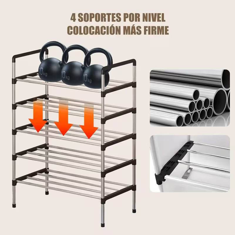 Zapatero Organizador Premium 5 Niveles __🛡️ Más orden, más espacio. Más tranquilidad para tu hogar.🔥