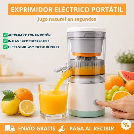🍊Exprimidor Eléctrico Portátil Recargable - Jugo Natural En Segundos🔥Black Friday 2026