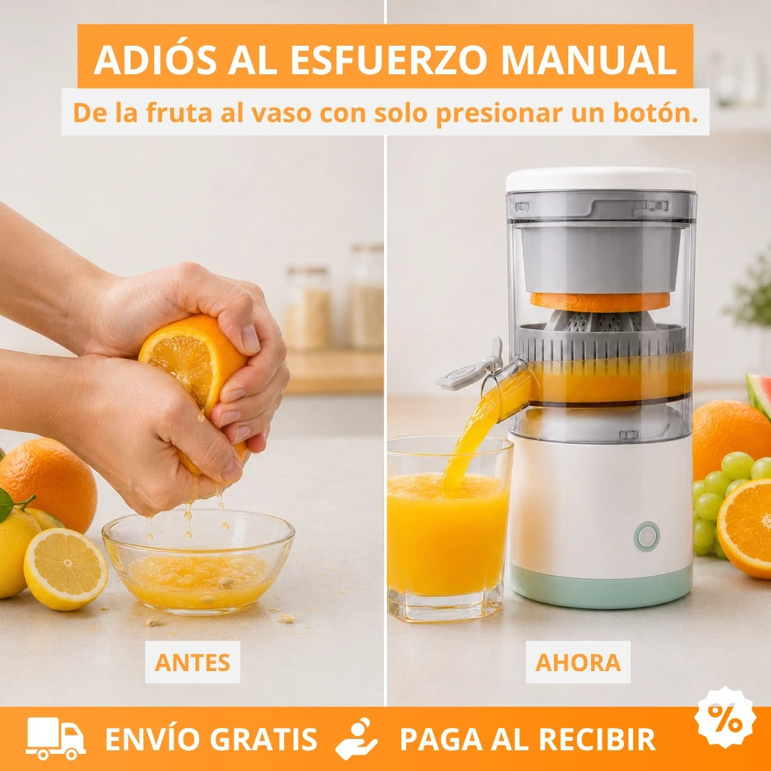 🍊Exprimidor Eléctrico Portátil Recargable - Jugo Natural En Segundos🔥Black Friday 2026