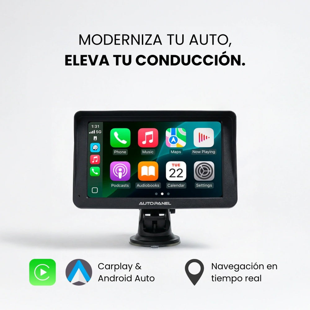 📱CocheCarPlay y Android Auto para cualquier auto. 7 Pulgadas. Sin instalar nada.🔥